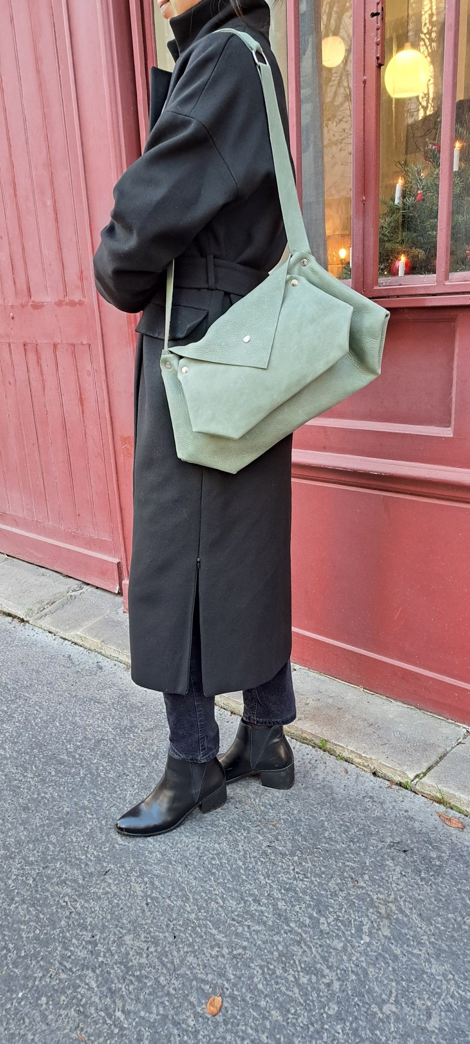 Sac Purse double vert d'eau