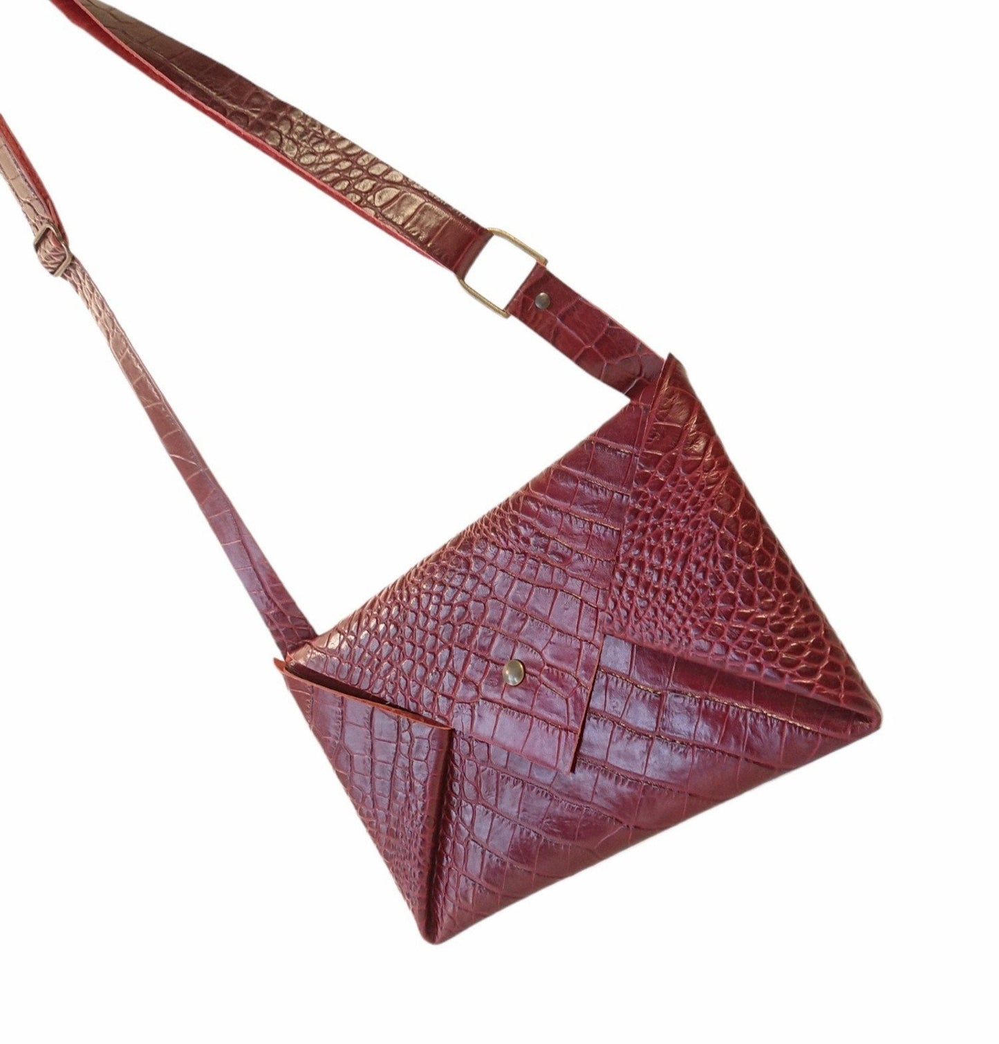 Post Mini bloody croco pouch