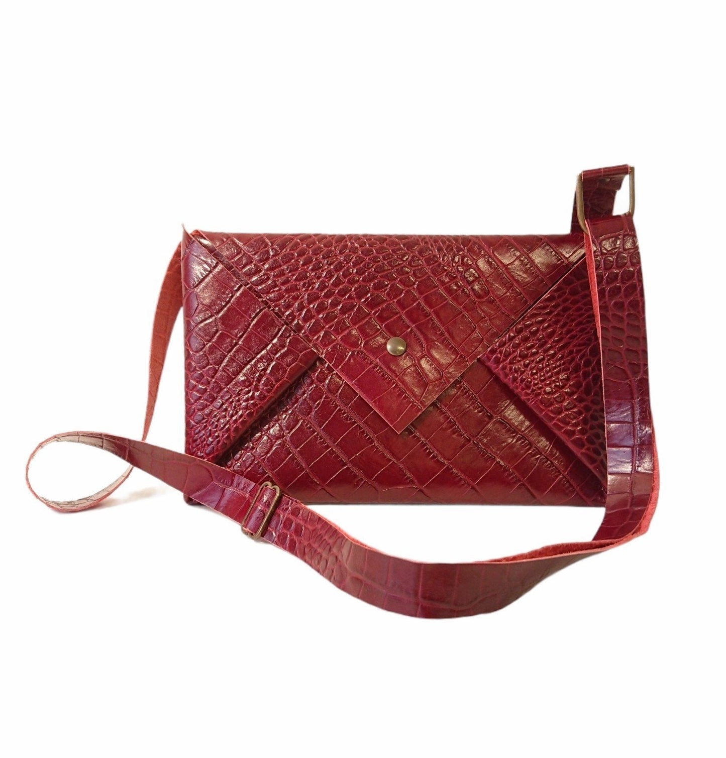Post Mini bloody croco pouch