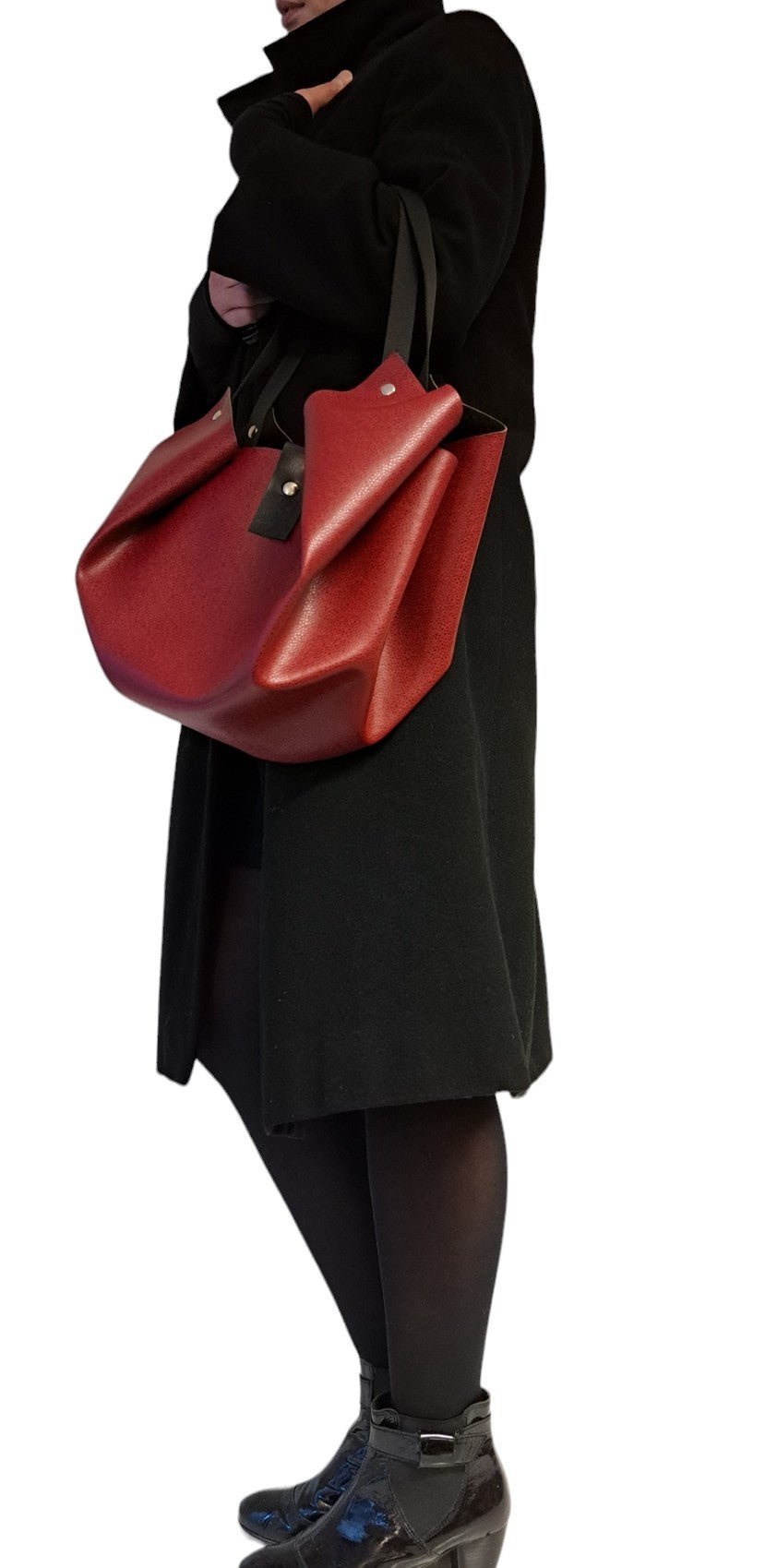 Sac à main Tulip rouge bordeaux king