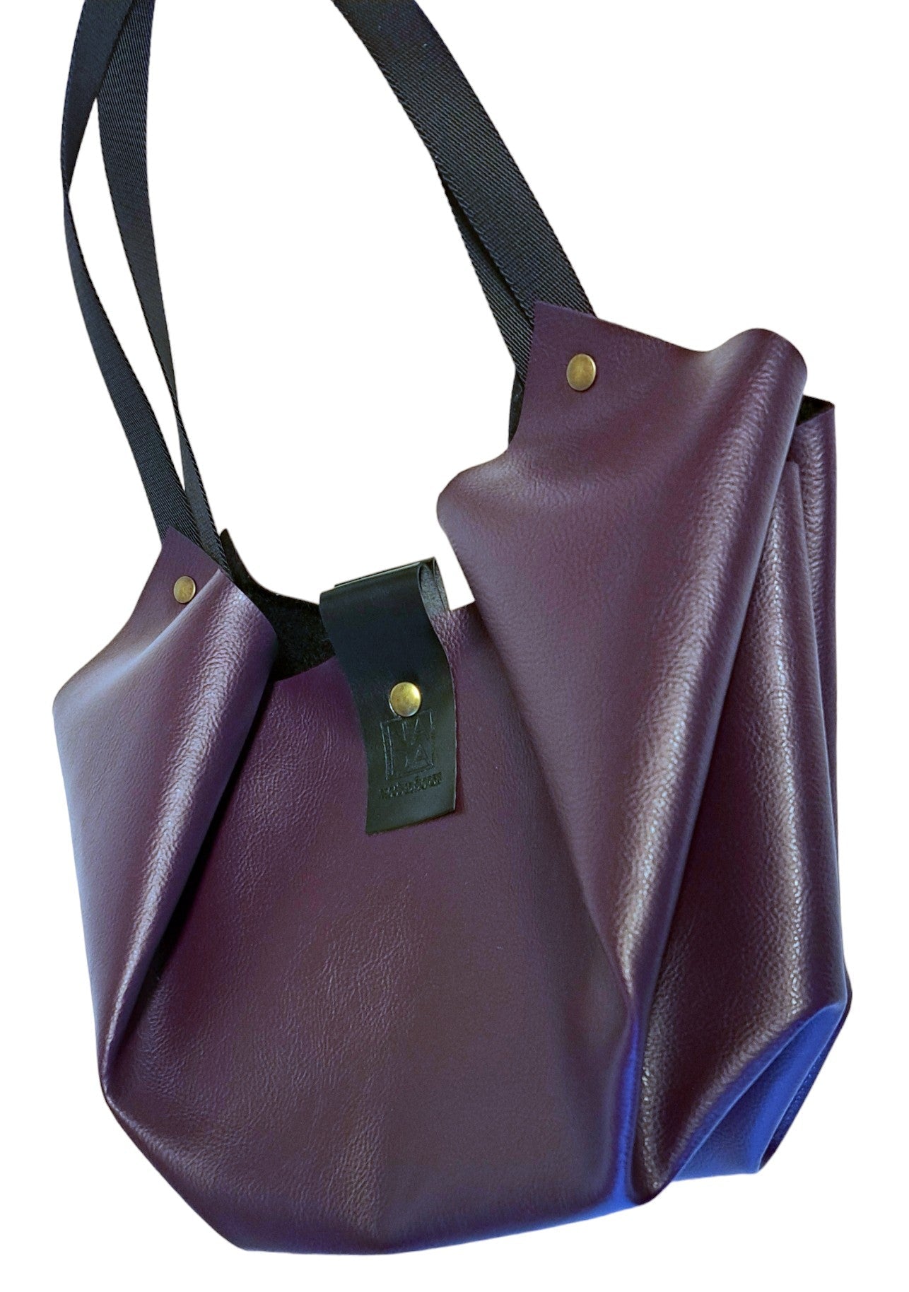Sac à main Tulip textile aubergine
