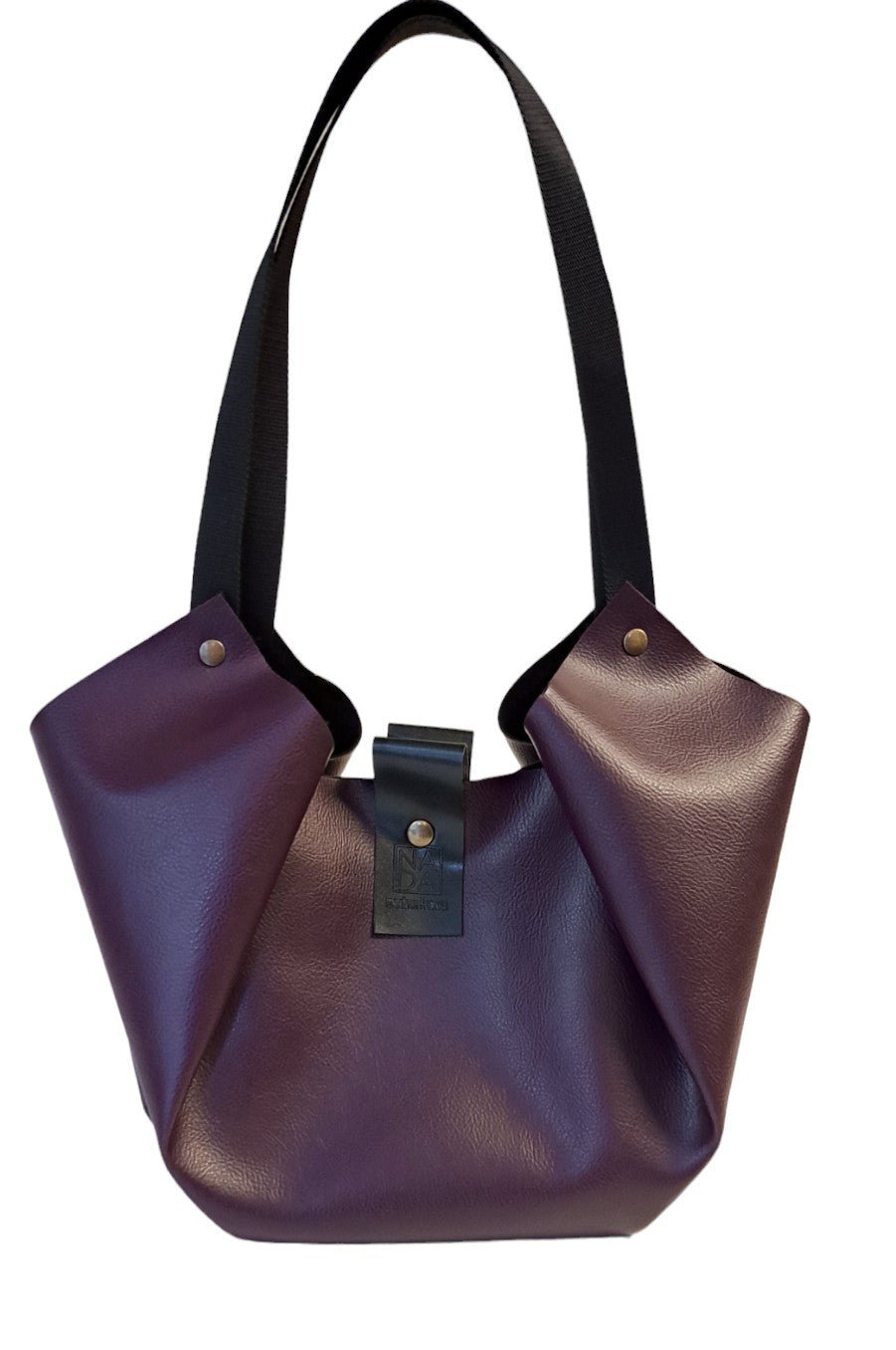 Sac à main Tulip textile aubergine