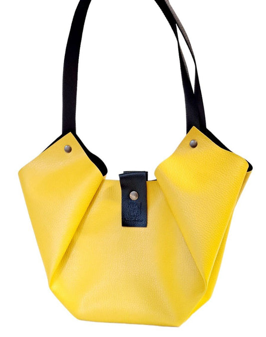 Sac à main Tulip textile jaune