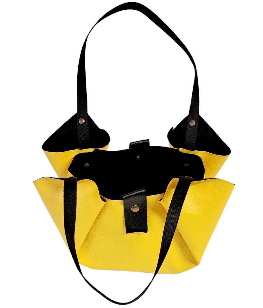 Sac à main Tulip textile jaune