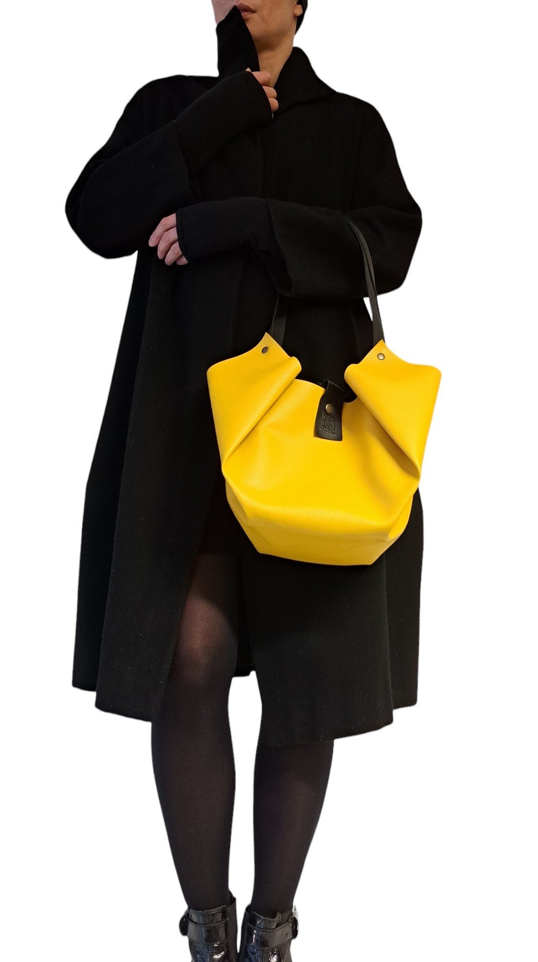 Sac à main Tulip textile jaune