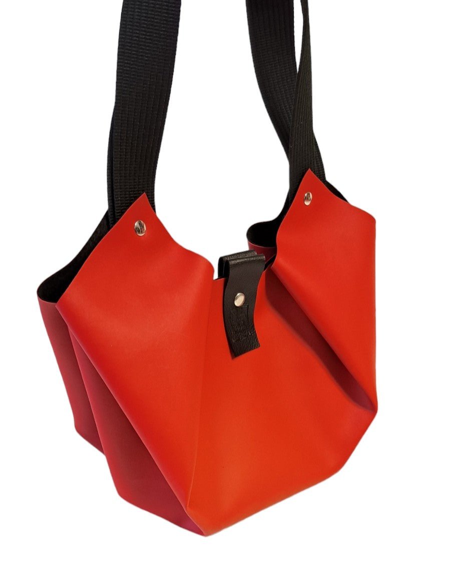 Sac à main Tulip textile rouge coquelicot
