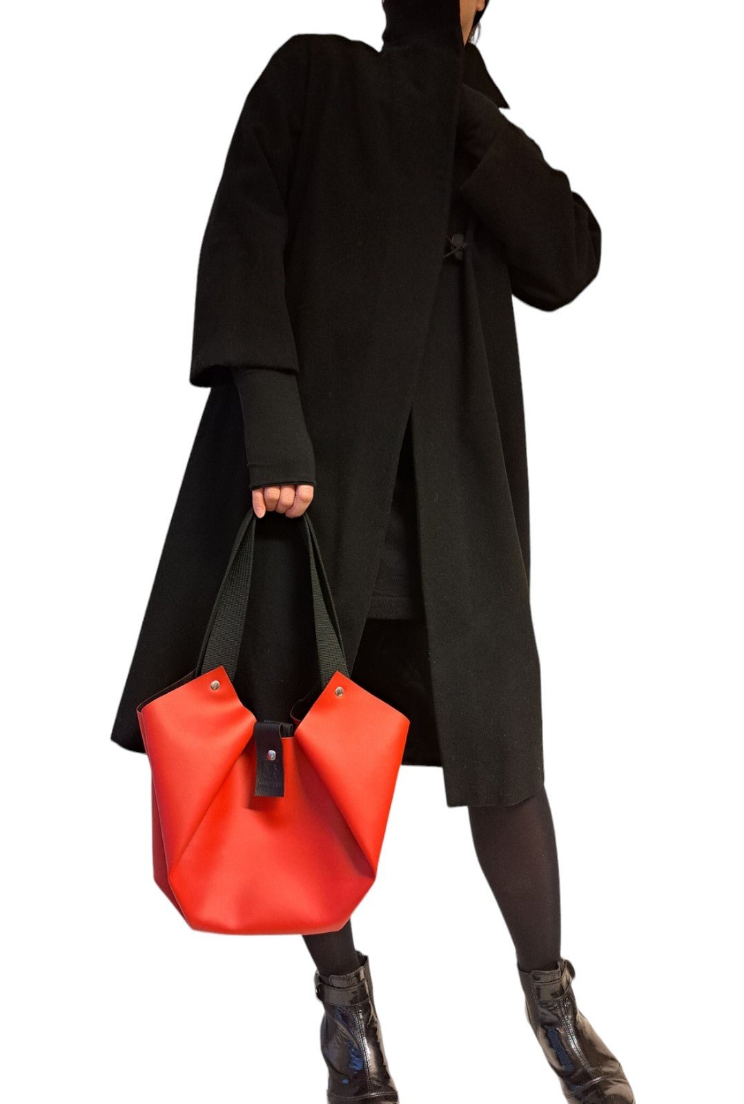 Sac à main Tulip textile rouge coquelicot