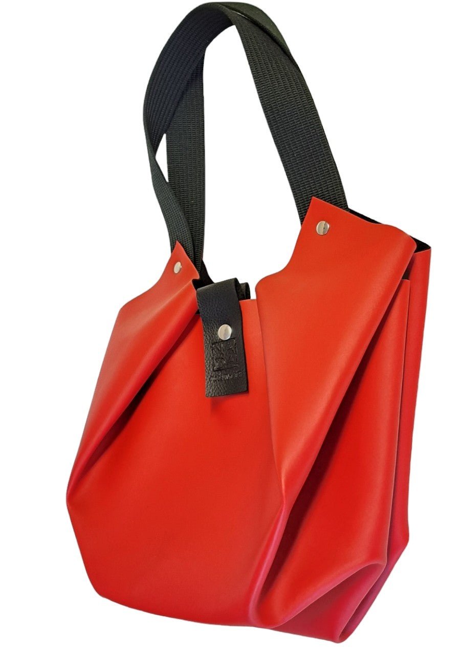Sac à main Tulip textile rouge coquelicot