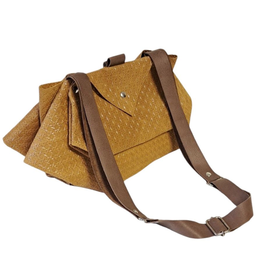 Sac Berlingo cannage moutarde