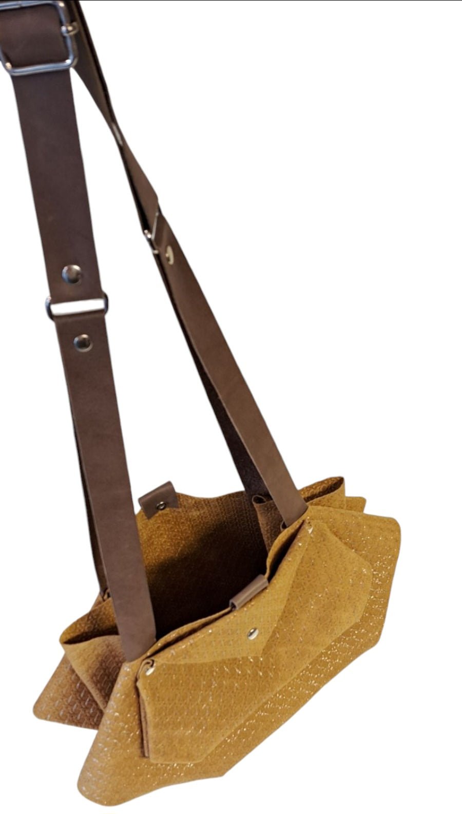 Sac Berlingo cannage moutarde