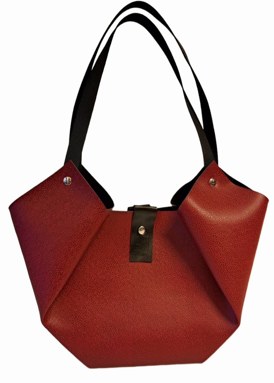 Sac à main Tulip rouge bordeaux king