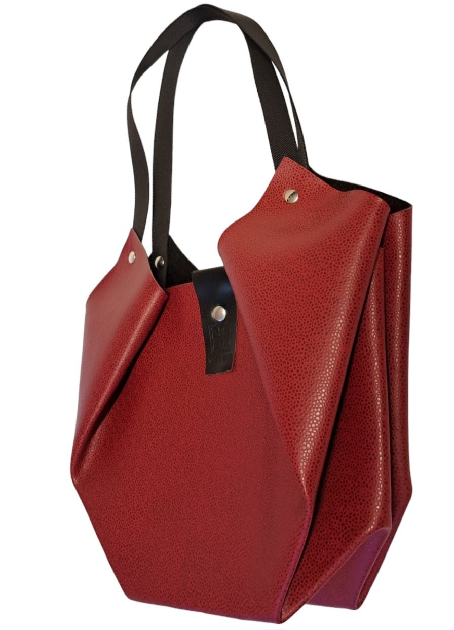 Sac à main Tulip rouge bordeaux king