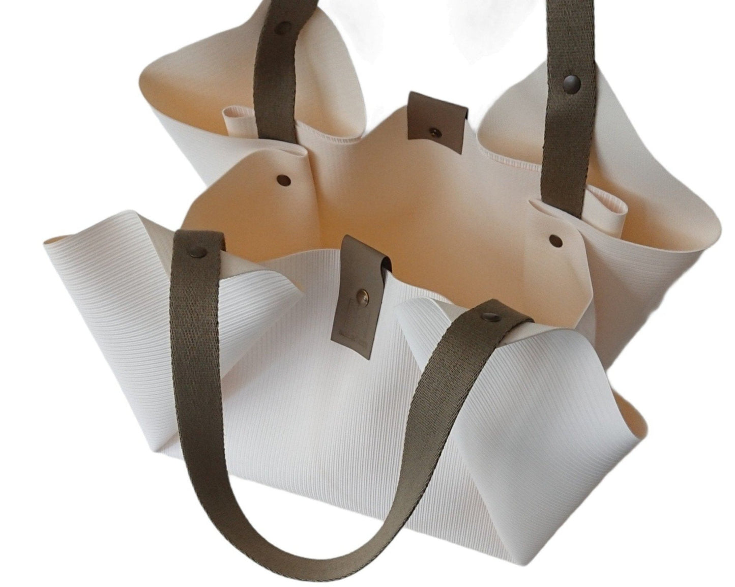 Tulip Textile White Limited Edition Bag