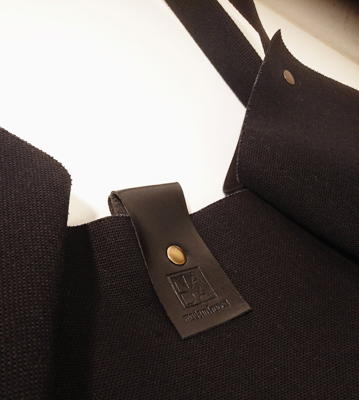 Limited Edition Black Woven Textile Tulip Bag